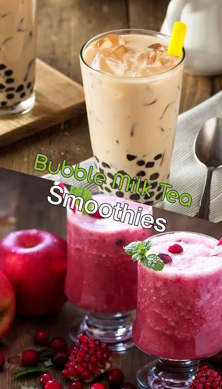 Bubble milk tea and berry smoothies at Natural Kitchen Wilton, a Fast Casual Restaurant in Wilton